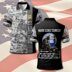 Coast Guard Rating, Lest We Forget - Polo Shirt