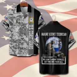 Coast Guard Rating, Born Ready - Short Sleeve Button Shirt