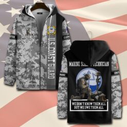 Coast Guard Rating, Defender of Freedom - Zip Hoodie