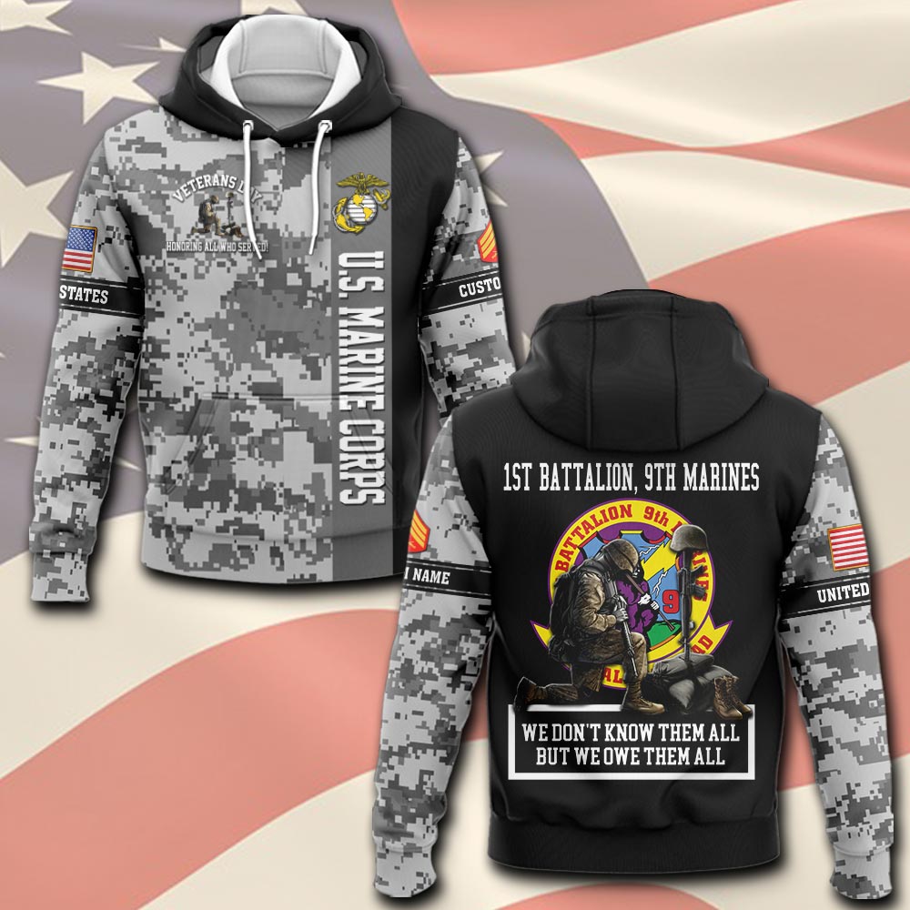 Marine Battalions, Honor The Fallen - Hoodie