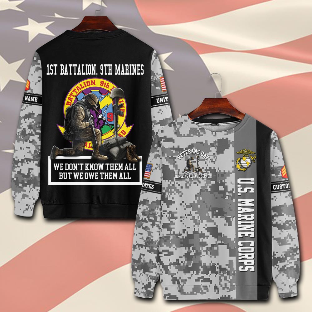 Marine Battalions, W 4 Marines Chief Warrant Officer 4 - Sweatshirt