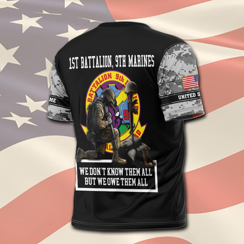 Marine Battalions, O 3 Marines Captain - T-Shirt - Image 3