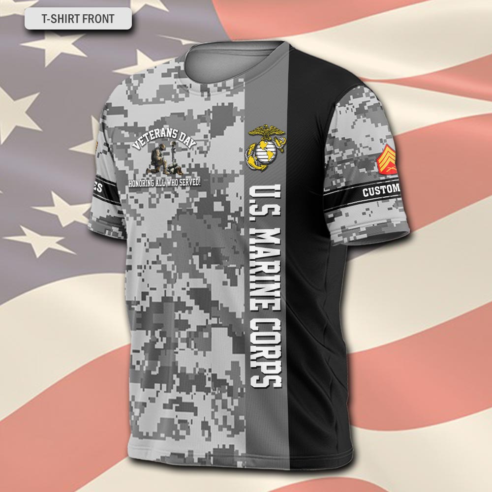 Marine Battalions, O 3 Marines Captain - T-Shirt - Image 2