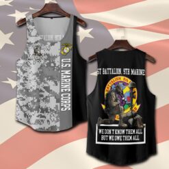 Marine Battalions, Freedom Over Fear - Tank-Top