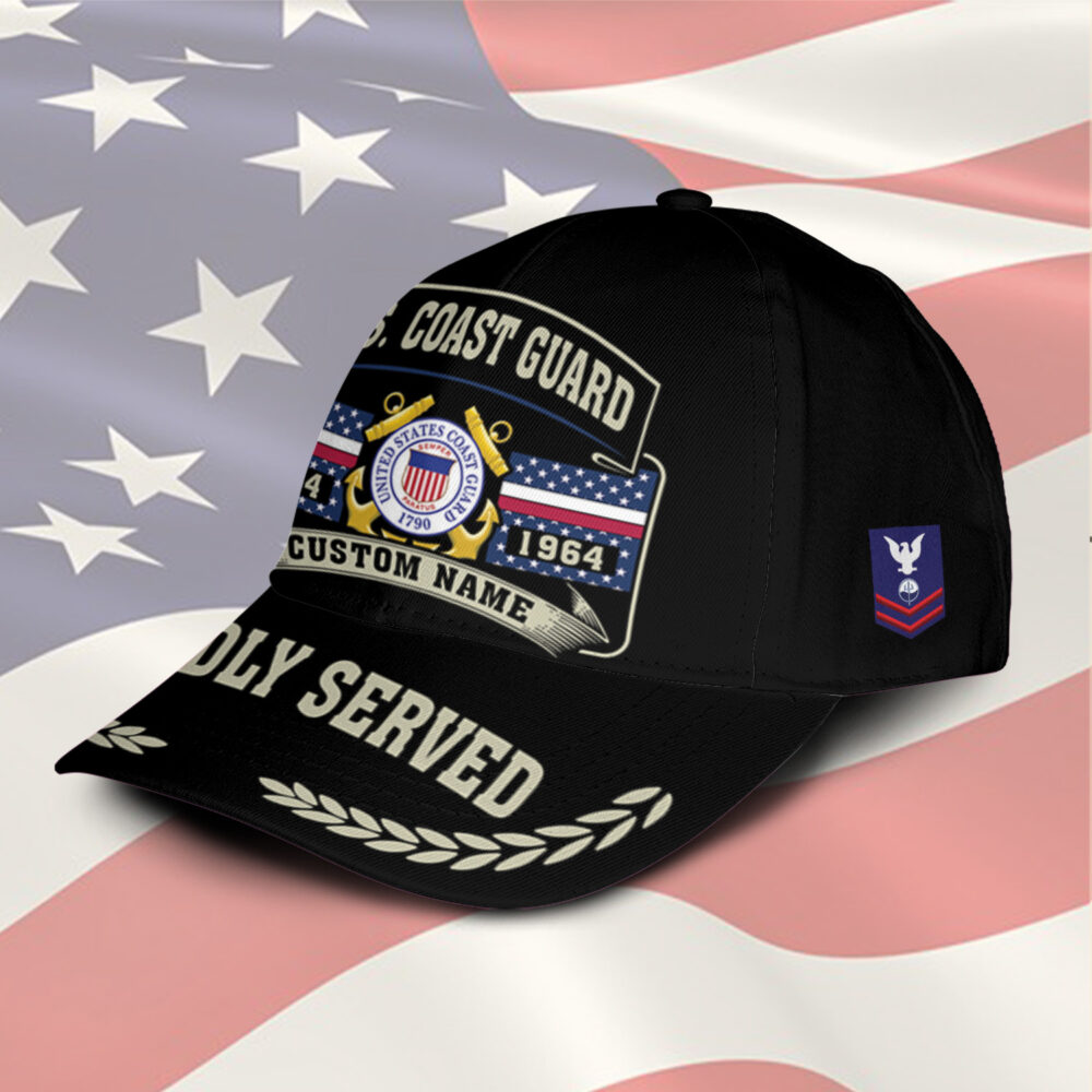 US Coast Guard, Proud To Have Served - Classic Cap - Image 2