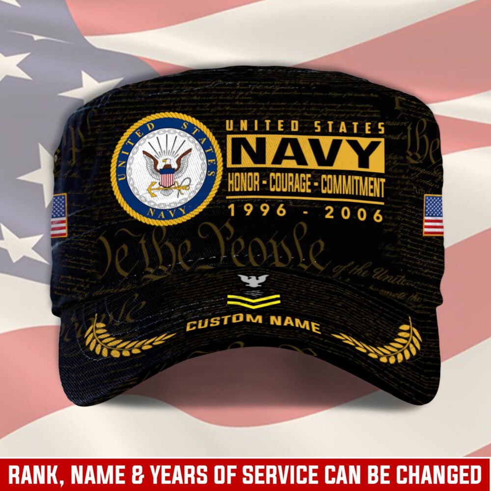 US Navy, Lest We Forget - Military Cap