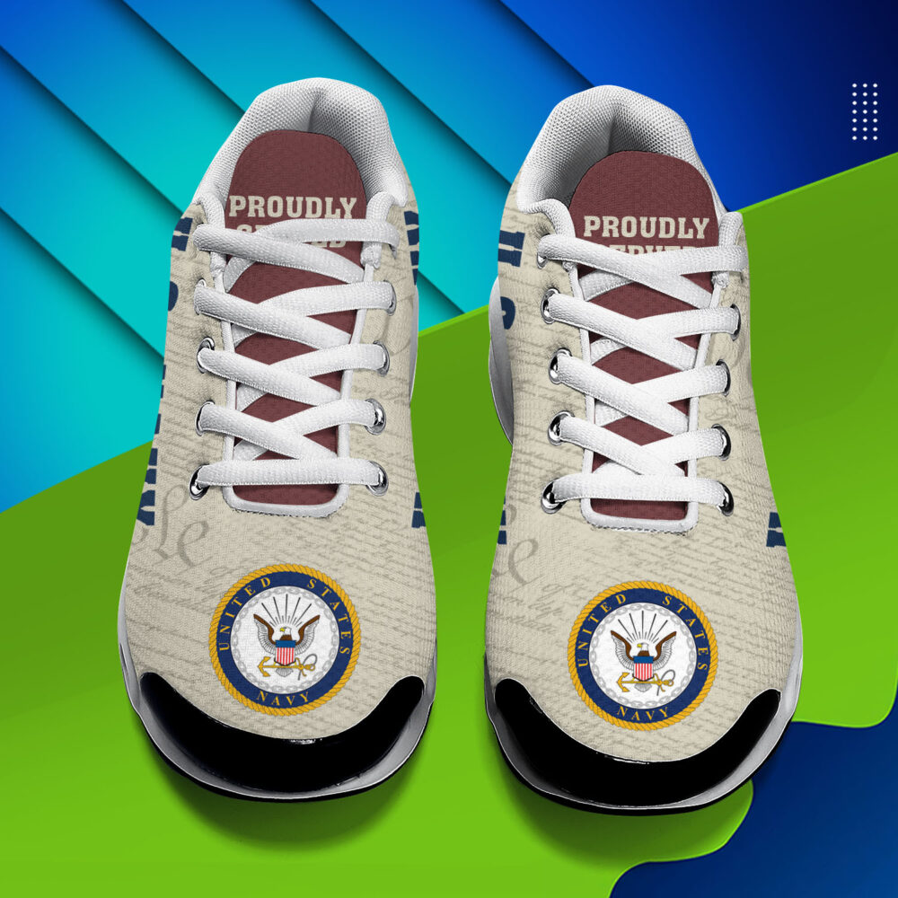 US Navy, Honor, Duty, Service - Air Max Plus Shoes - Image 4
