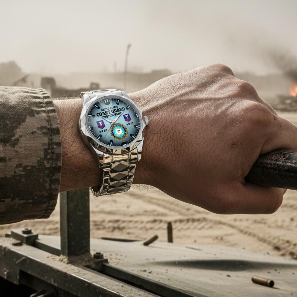 US Coast Guard, E 3 White - C-Style Watch - Image 4