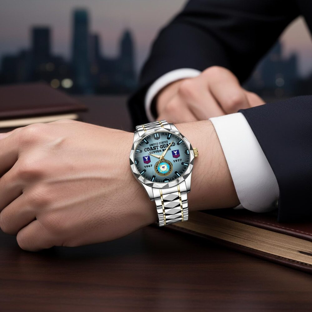 US Coast Guard, E 3 White - C-Style Watch - Image 6