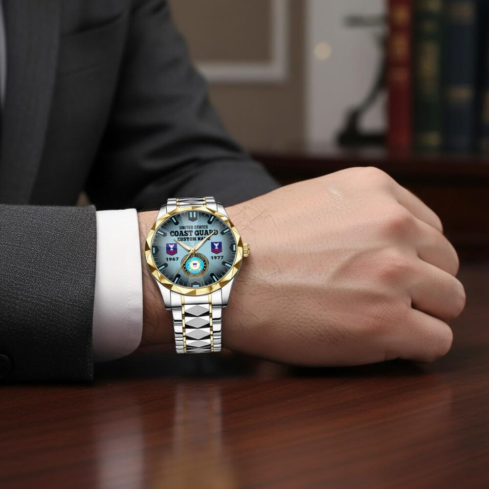 US Coast Guard, E 3 White - C-Style Watch - Image 7