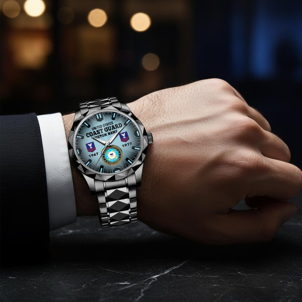 US Coast Guard, E 3 White - C-Style Watch - Image 8