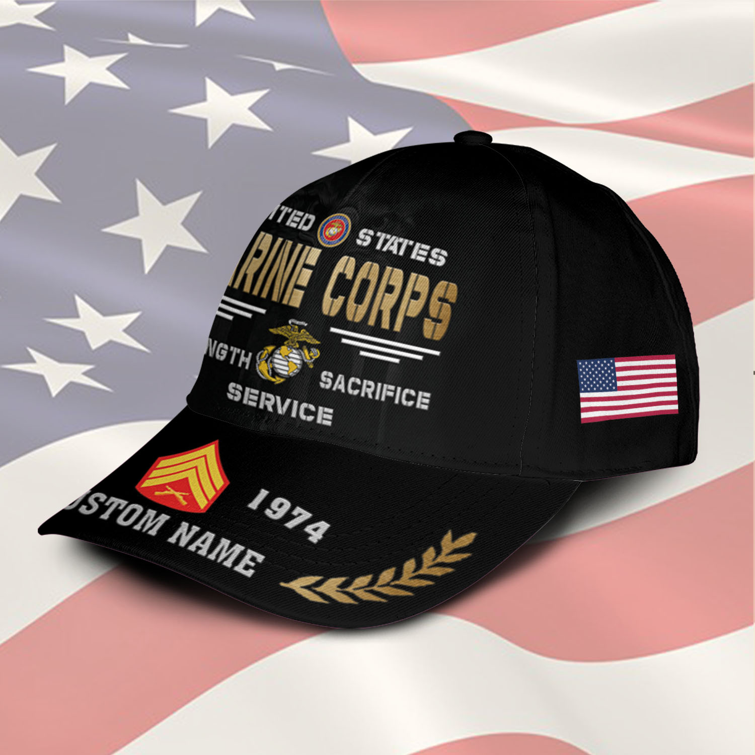 US Marine Corps, O 4 Marines Major - Classic Cap - Image 2