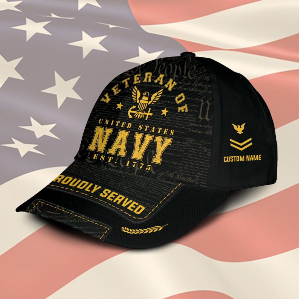 US Navy, E 3 Red - Classic Cap - Image 2