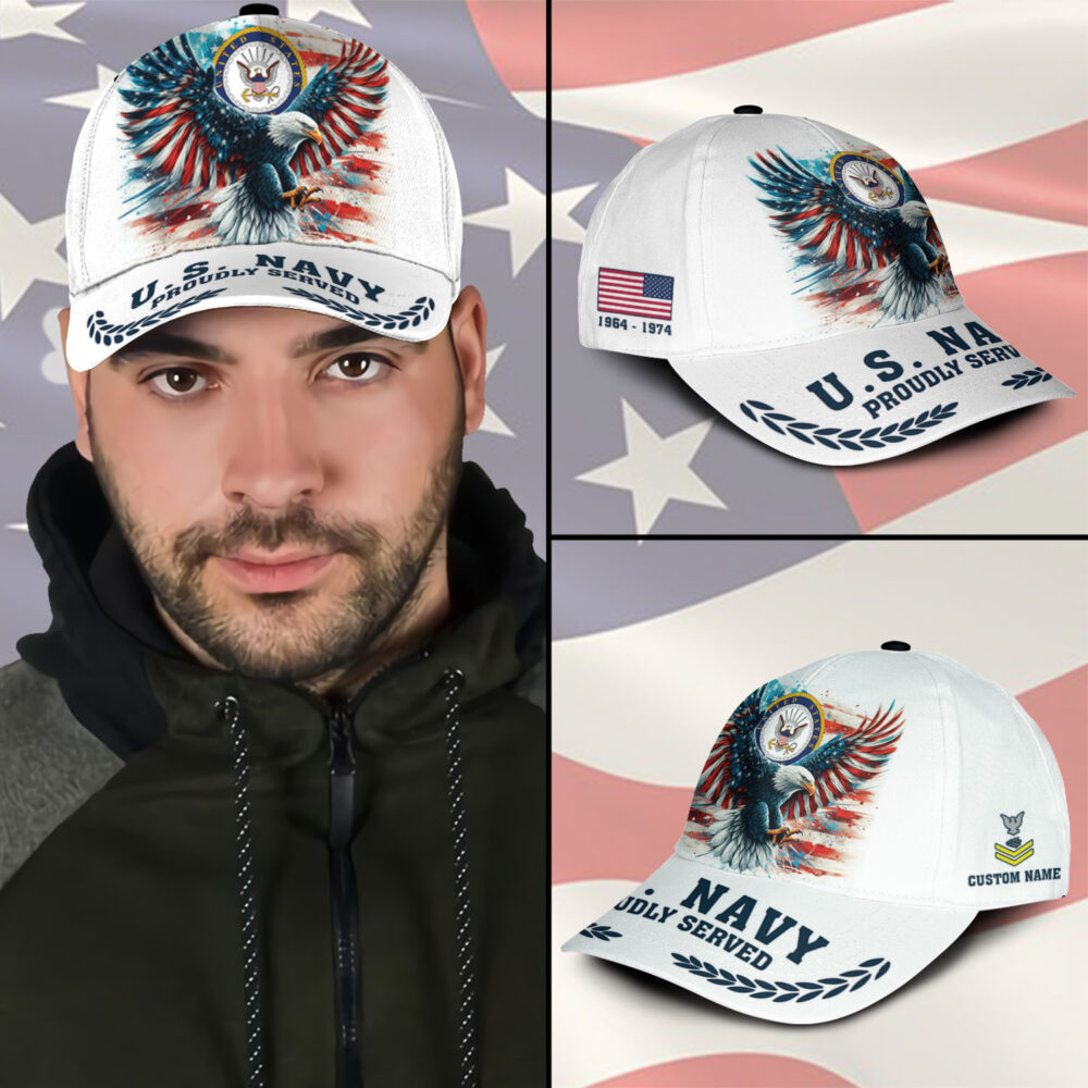 US Navy, Duty, Honor, Country - Classic Cap - Image 3