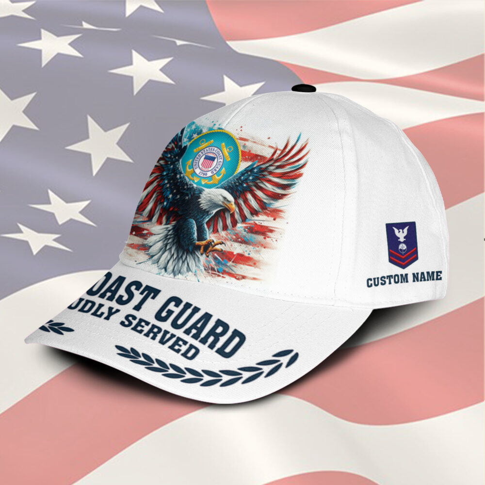 US Coast Guard, E 4 Red - Classic Cap - Image 2