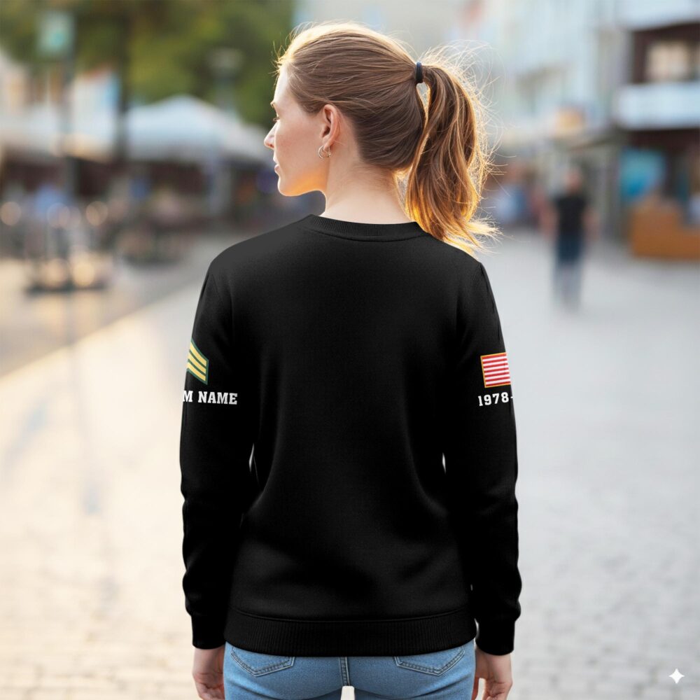 US Army, E 7 Army Master Specialist - Women Sweatshirt - Image 3