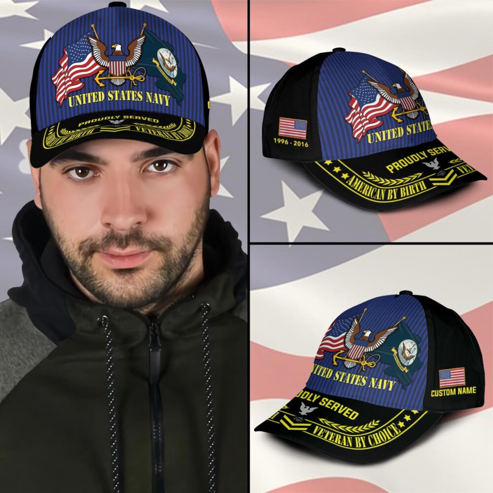 US Navy, E 3 Blue - Classic Cap - Image 3