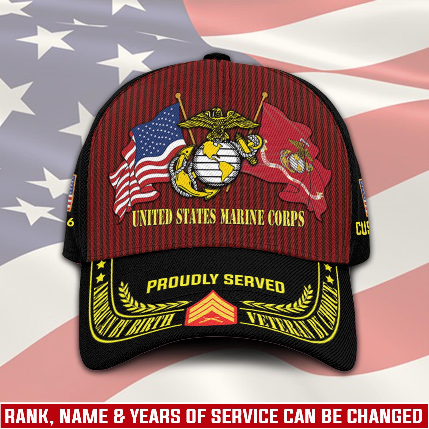 US Marine Corps, O 3 Marines Captain - Classic Cap