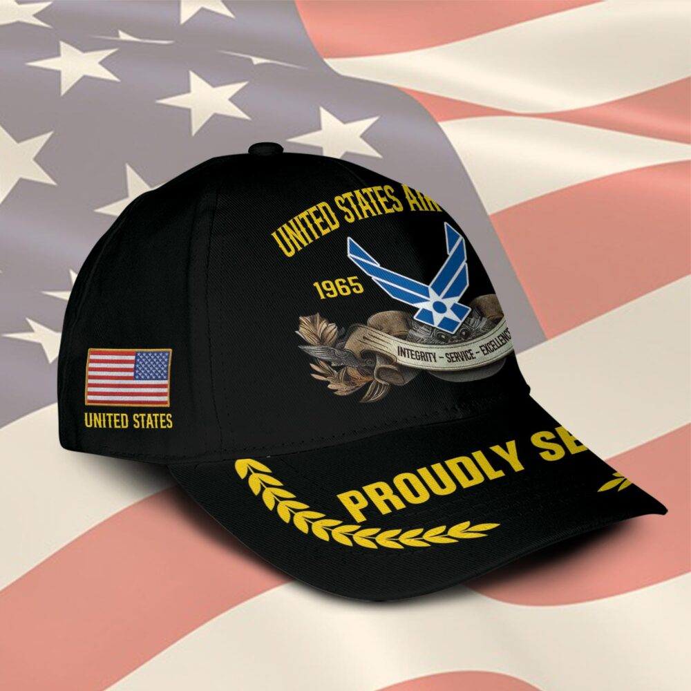 US Air Force, E 6 Air Force Technical Sergeant - Classic Cap - Image 2