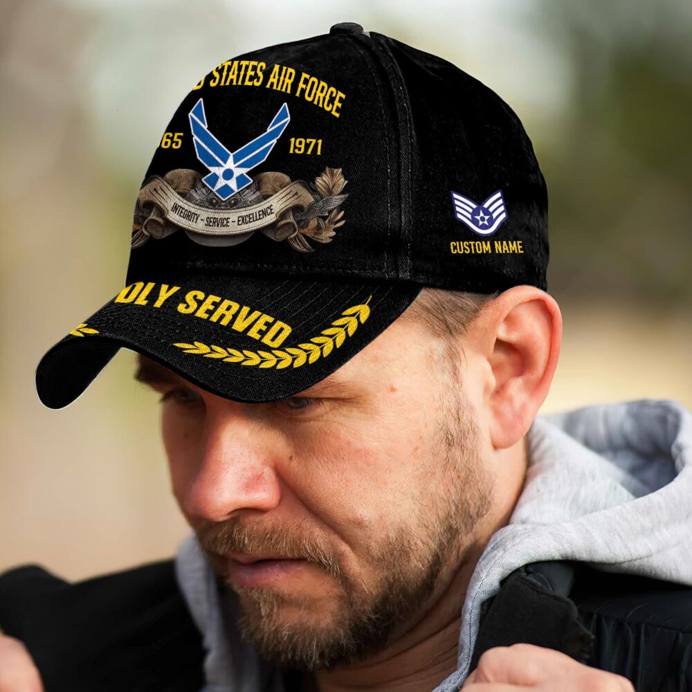 US Air Force, E 6 Air Force Technical Sergeant - Classic Cap - Image 3