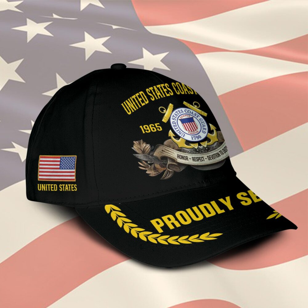 US Coast Guard, Born Ready - Classic Cap - Image 2