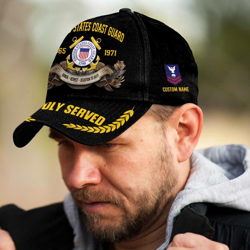 US Coast Guard, Born Ready - Classic Cap - Image 3