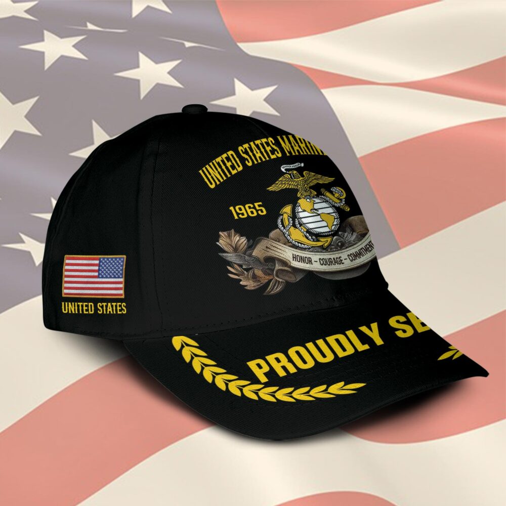 US Marine Corps, Remember - Honor - Respect - Classic Cap - Image 2
