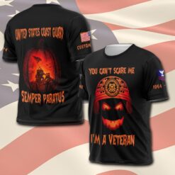 US Coast Guard, E 7 Red - T-Shirt