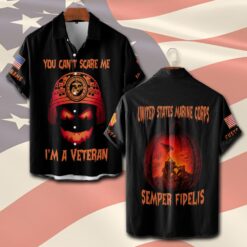 US Marine Corps, All Gave Some, Some Gave All - Short Sleeve Button Shirt