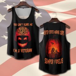 US Marine Corps, American By Birth, Veteran By Choice - Tank-Top