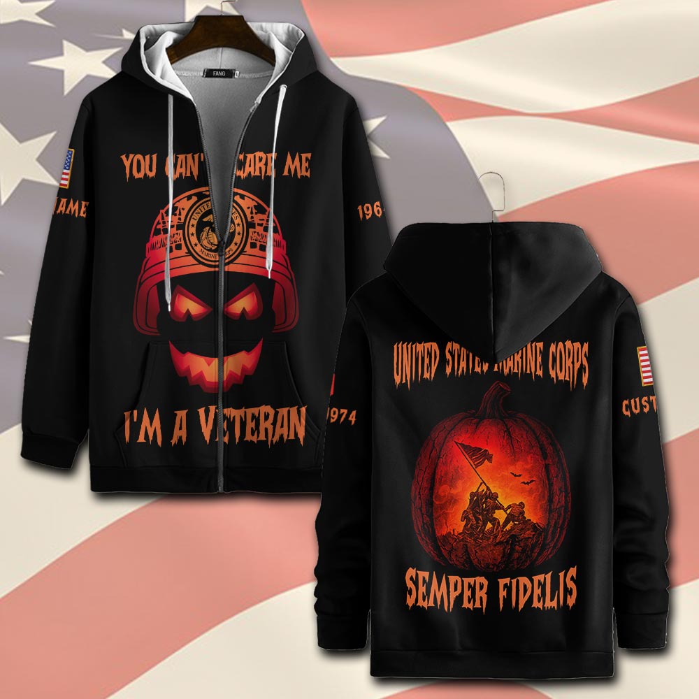 US Marine Corps, W 4 Marines Chief Warrant Officer 4 - Zip Hoodie