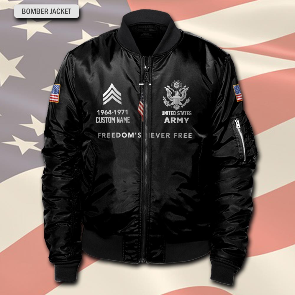 US Army, E 8 Army Master Sergeant - Bomber Jacket - Image 2
