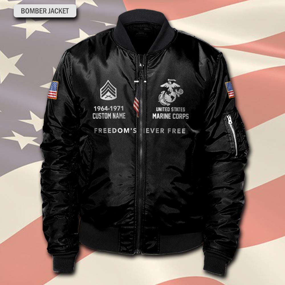 US Marine Corps, E 9 Marines Sergeant Major - Bomber Jacket - Image 2