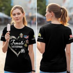 US Army, E 6 Army Staff Sergeant - Women T-Shirt