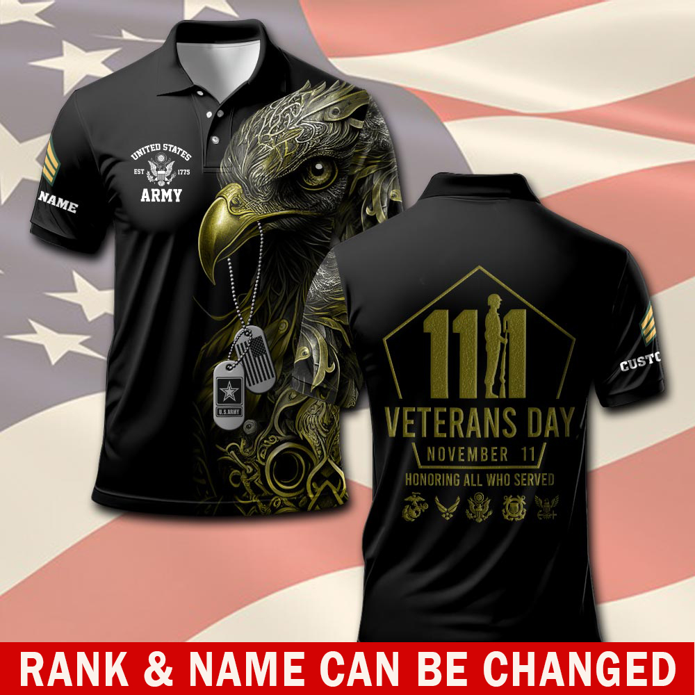 US Army, E 7 Army Master Specialist - Polo Shirt