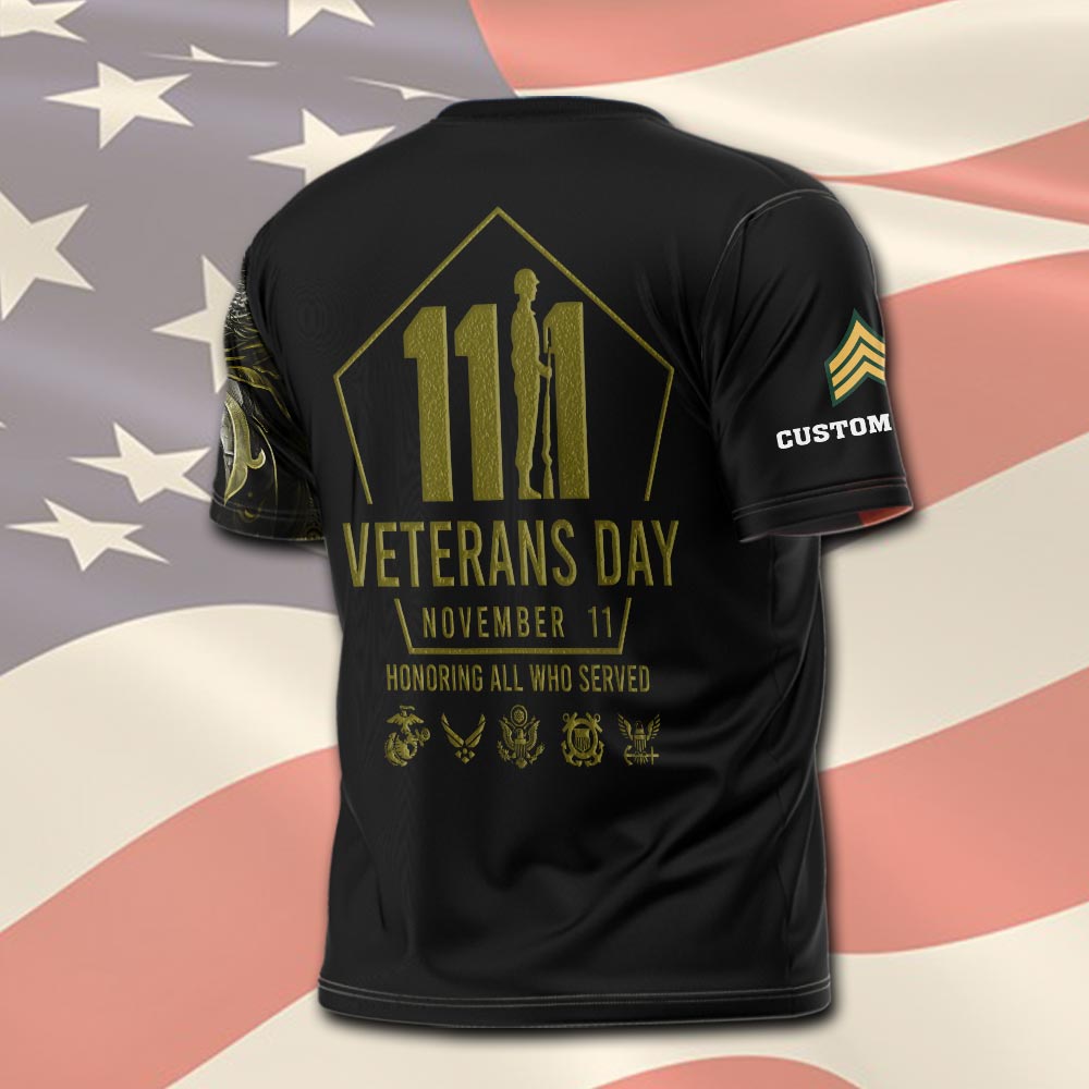 US Army, E 5 Army Sergeant - T-Shirt - Image 3