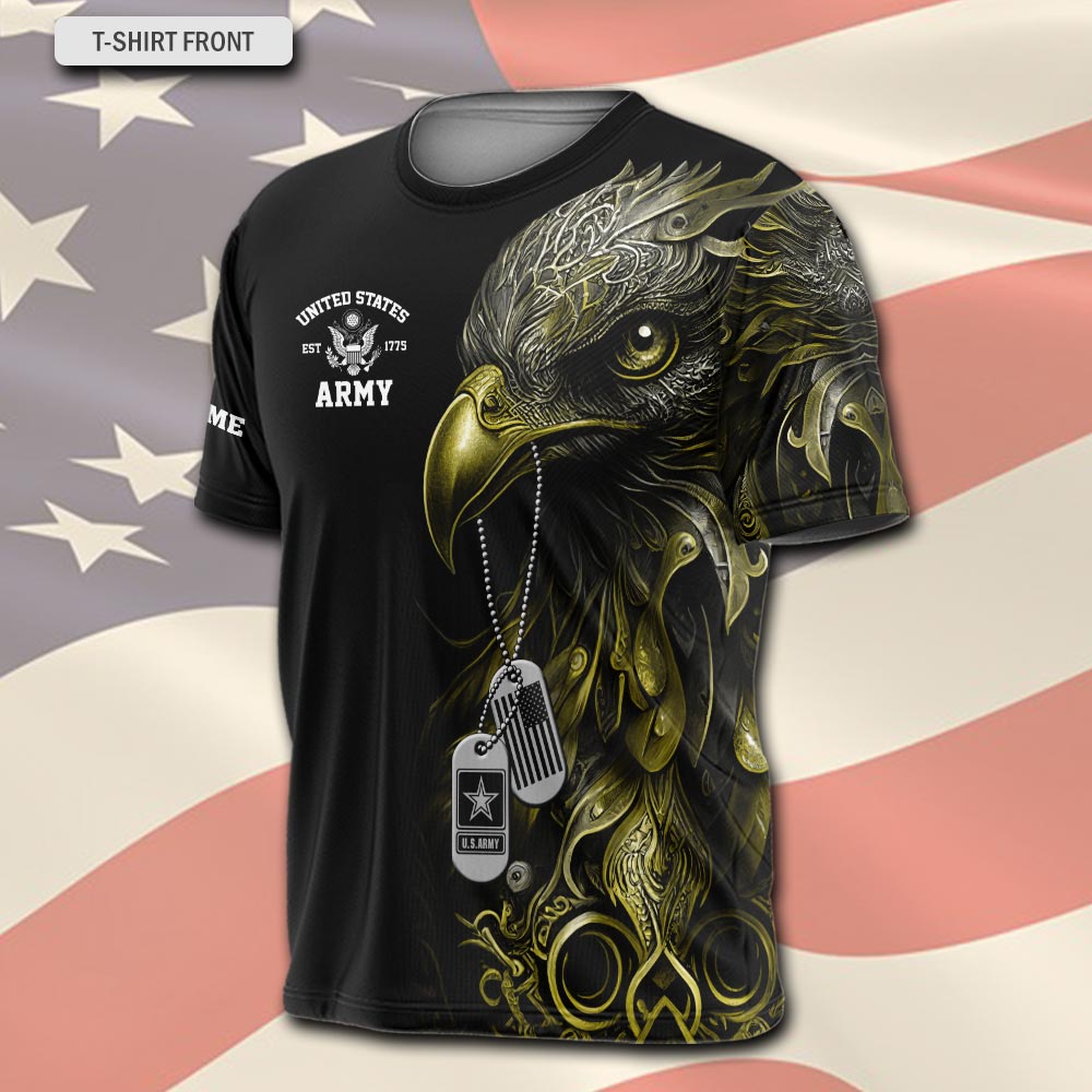 US Army, E 5 Army Sergeant - T-Shirt - Image 2