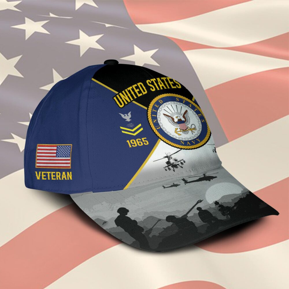 US Navy, Honoring All Who Served - Classic Cap - Image 2