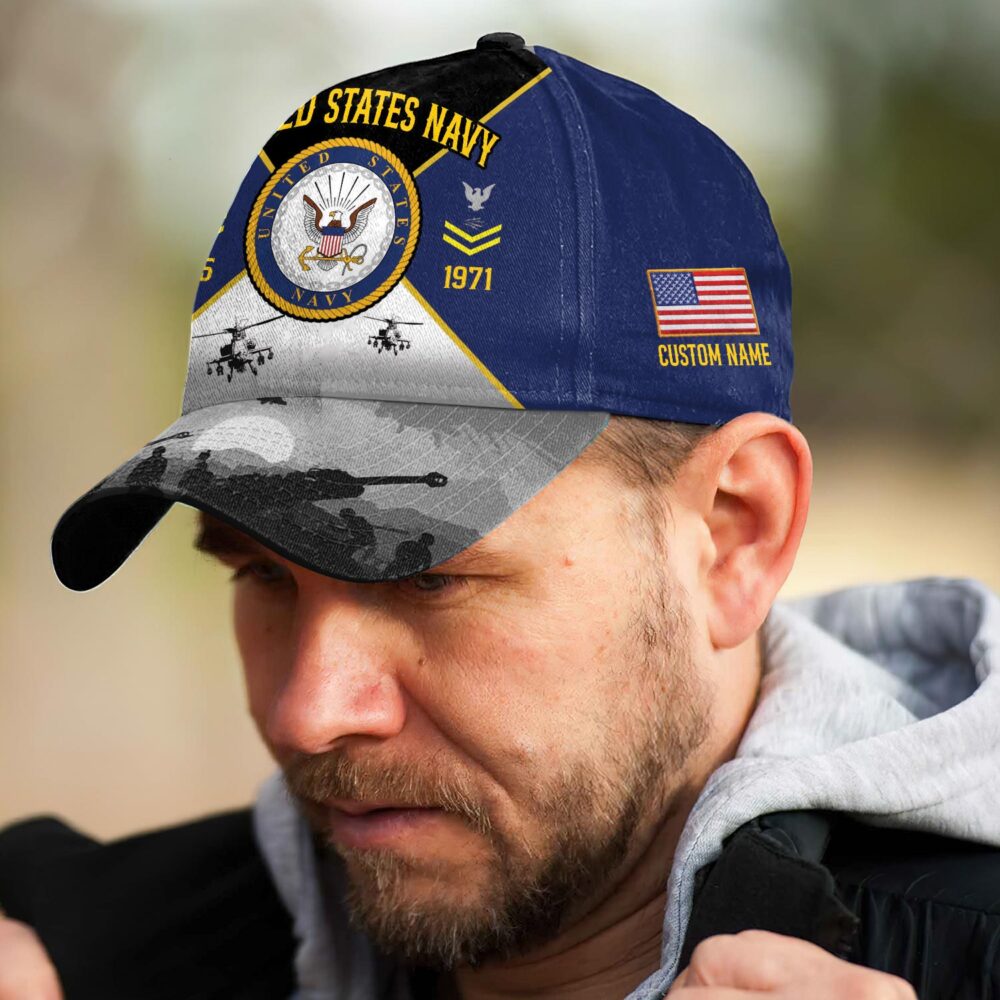US Navy, Honoring All Who Served - Classic Cap - Image 3