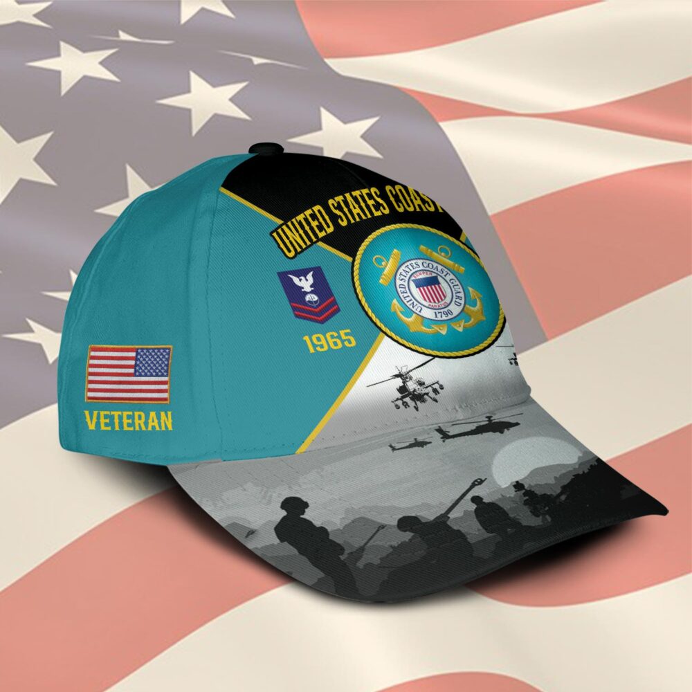 US Coast Guard, E 5 Gold - Classic Cap - Image 2