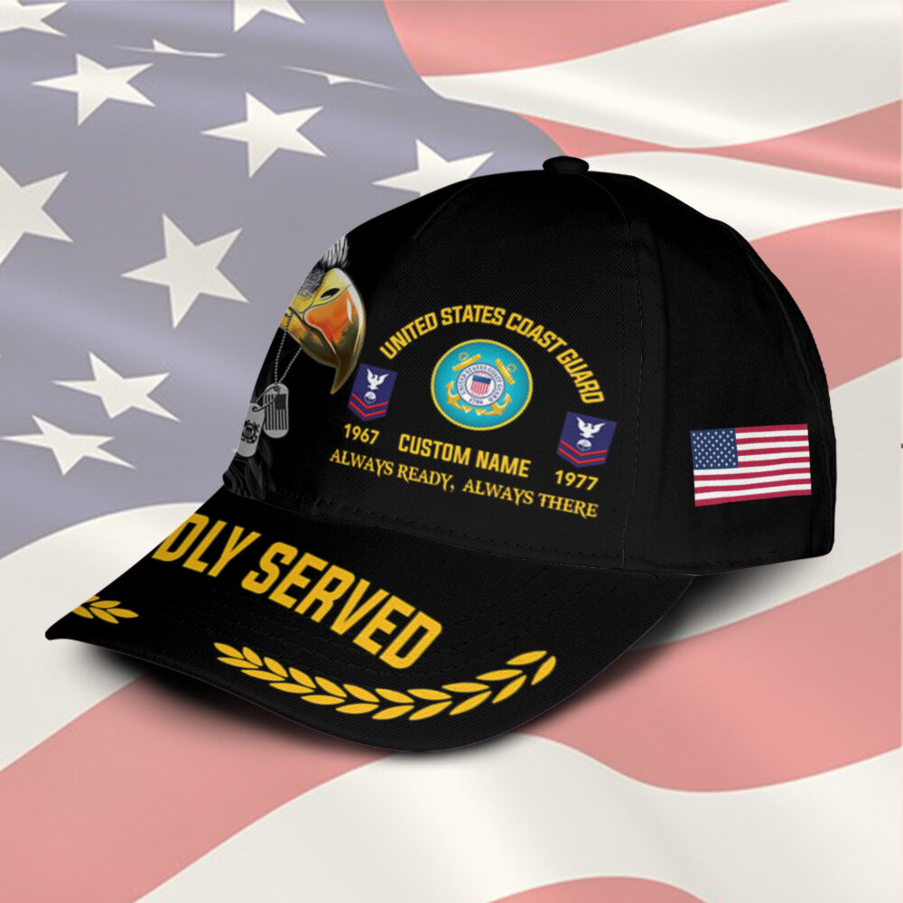 US Coast Guard, Honoring All Who Served - Classic Cap - Image 2
