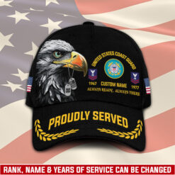 US Coast Guard, Honoring All Who Served - Classic Cap