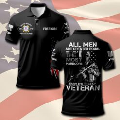 US Coast Guard, E 3 Red - Polo Shirt