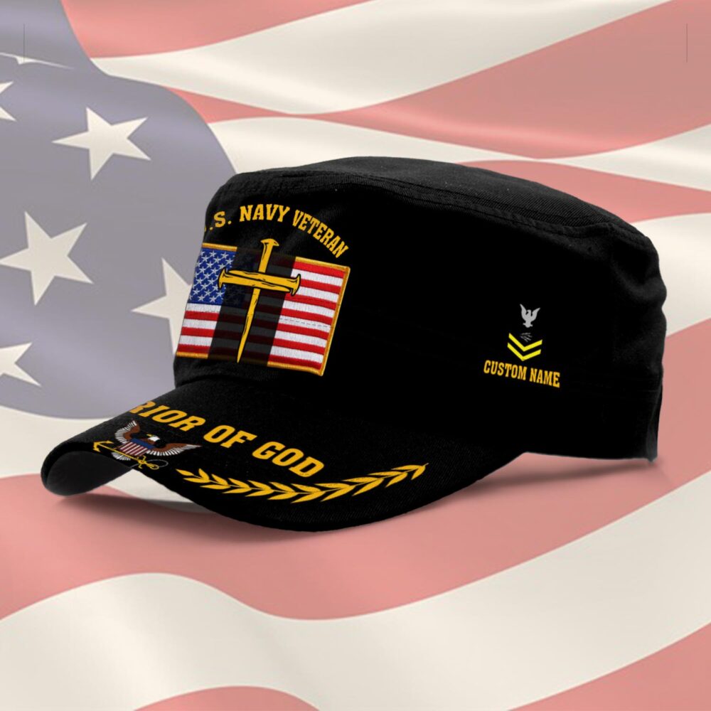 US Navy, E 4 Red - Military Cap - Image 2