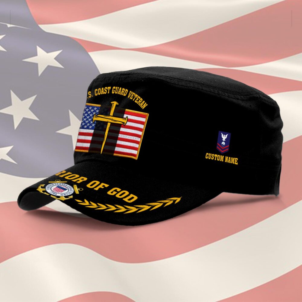 US Coast Guard, E 9 Gold - Military Cap - Image 2