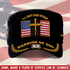 US Coast Guard, E 9 Gold - Military Cap