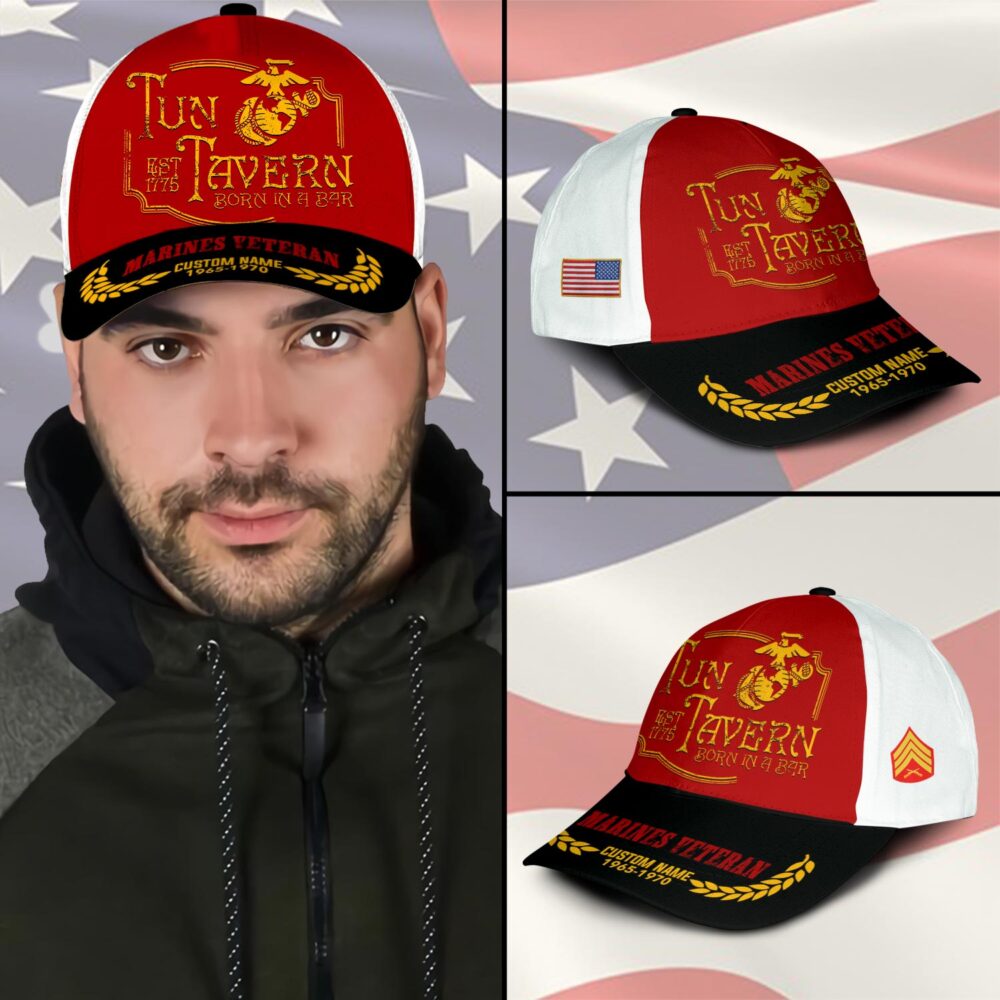 US Marine Corps, E 8 Marines Master Sergeant - Classic Cap - Image 3