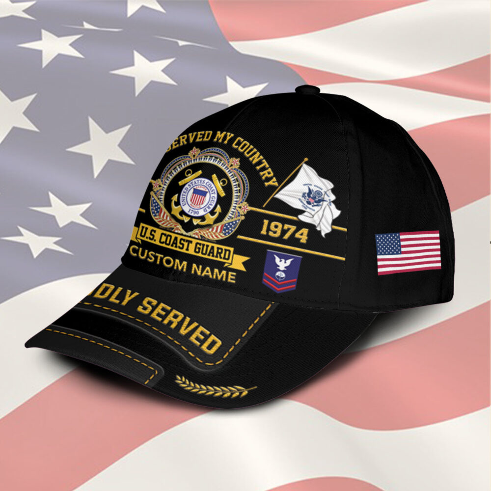 US Coast Guard, Honor, Duty, Service - Classic Cap - Image 2