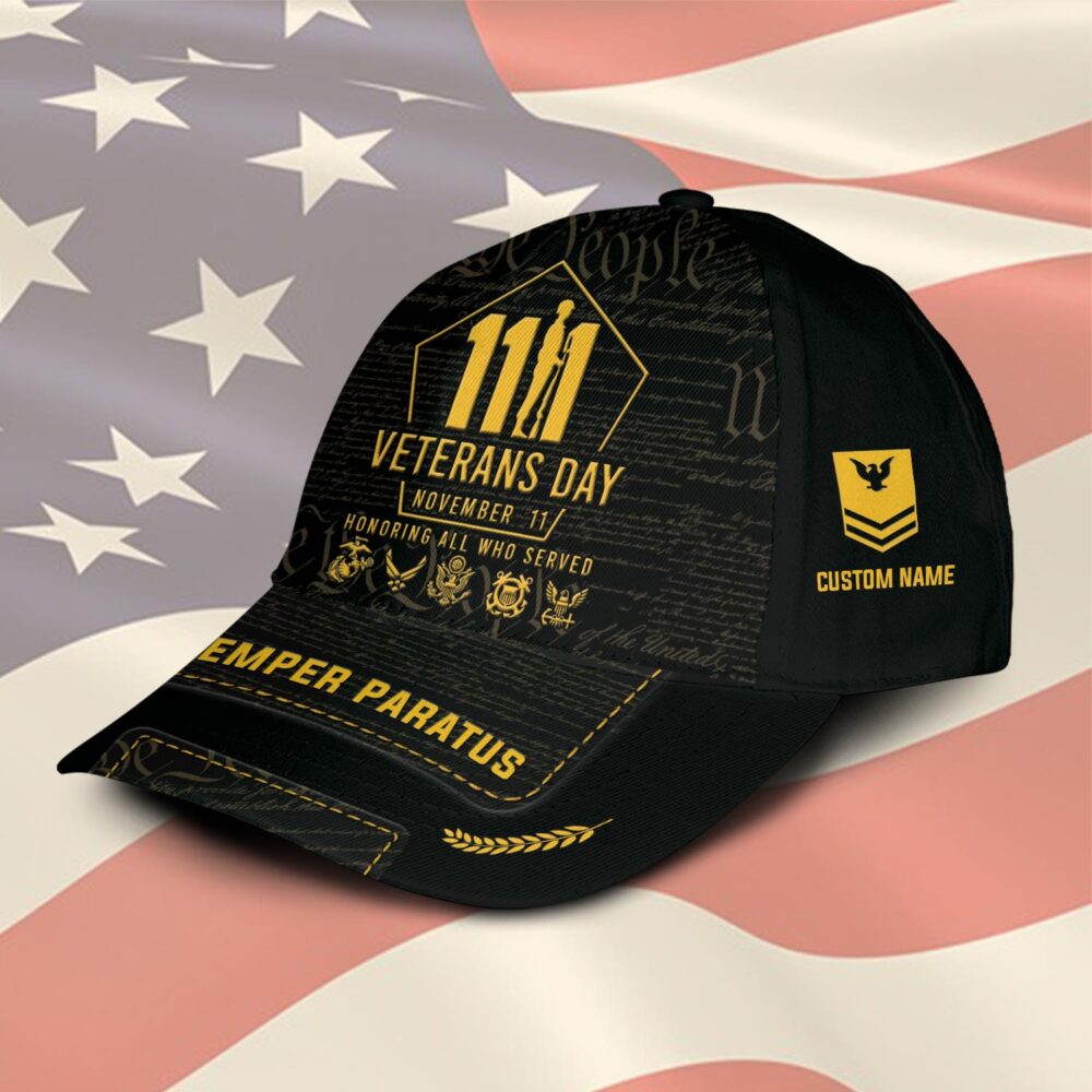 US Coast Guard, Duty, Honor, Country - Classic Cap - Image 2