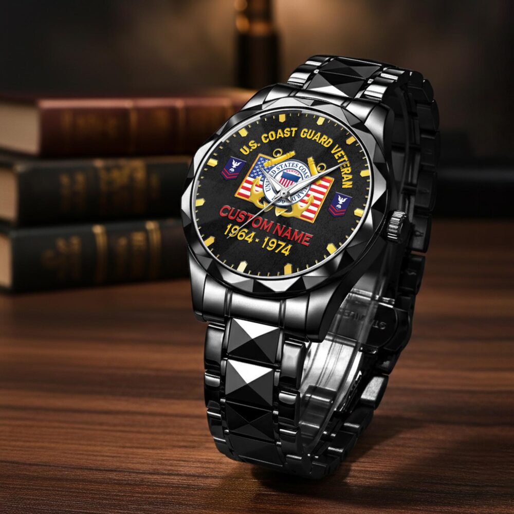 US Coast Guard, E 4 Gold - C-Style Watch - Image 3